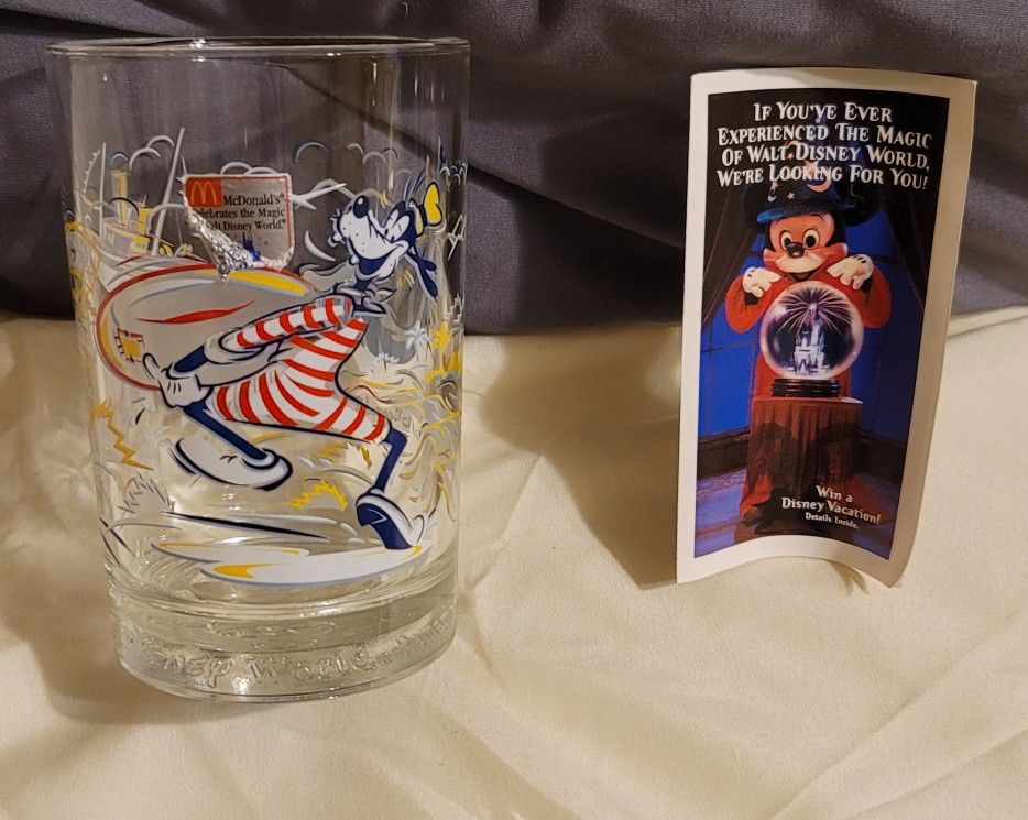 Brand New! Walt Disney World "Remember The Magic" 25th Anniversary McDonalds Collectors Cup!