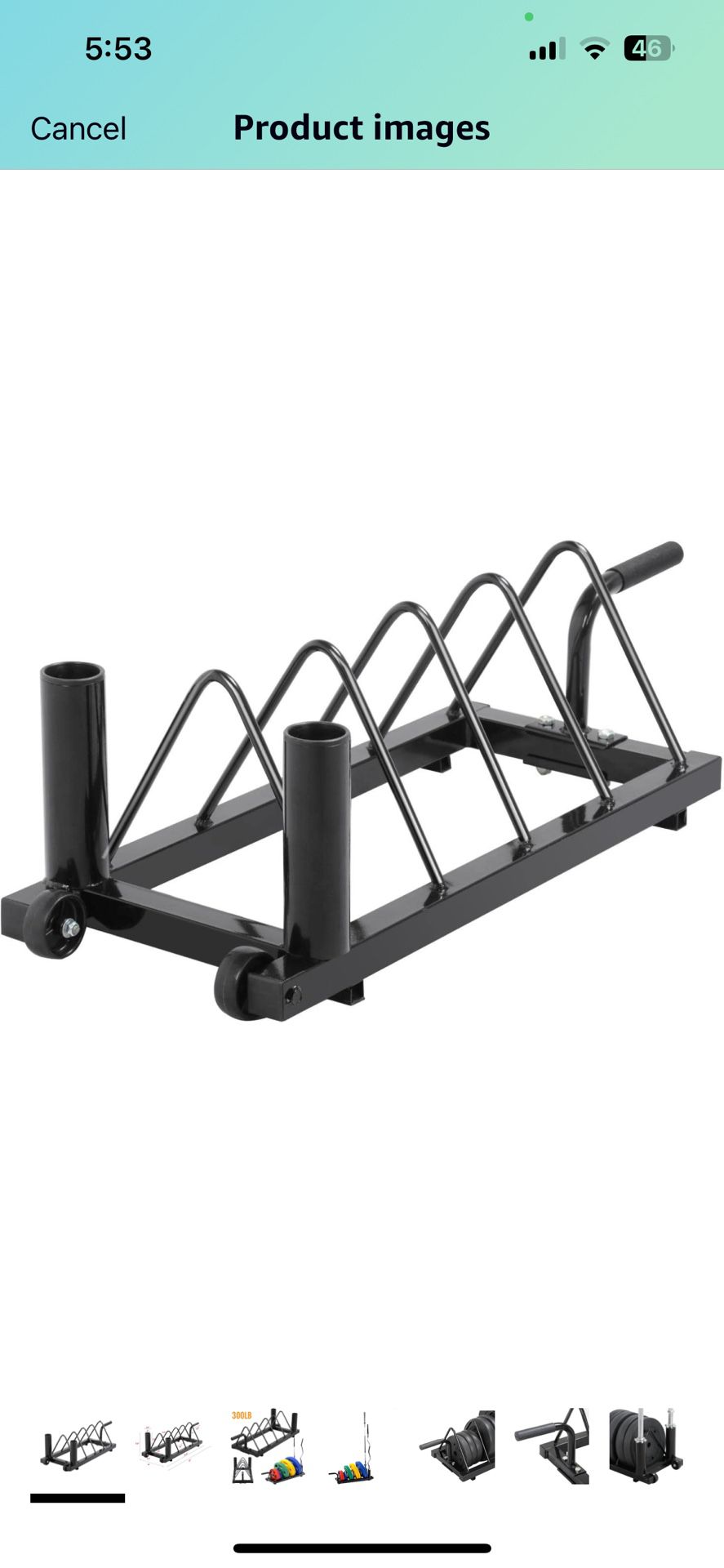 Yaheetech Barbell And Weight Plate Holder 