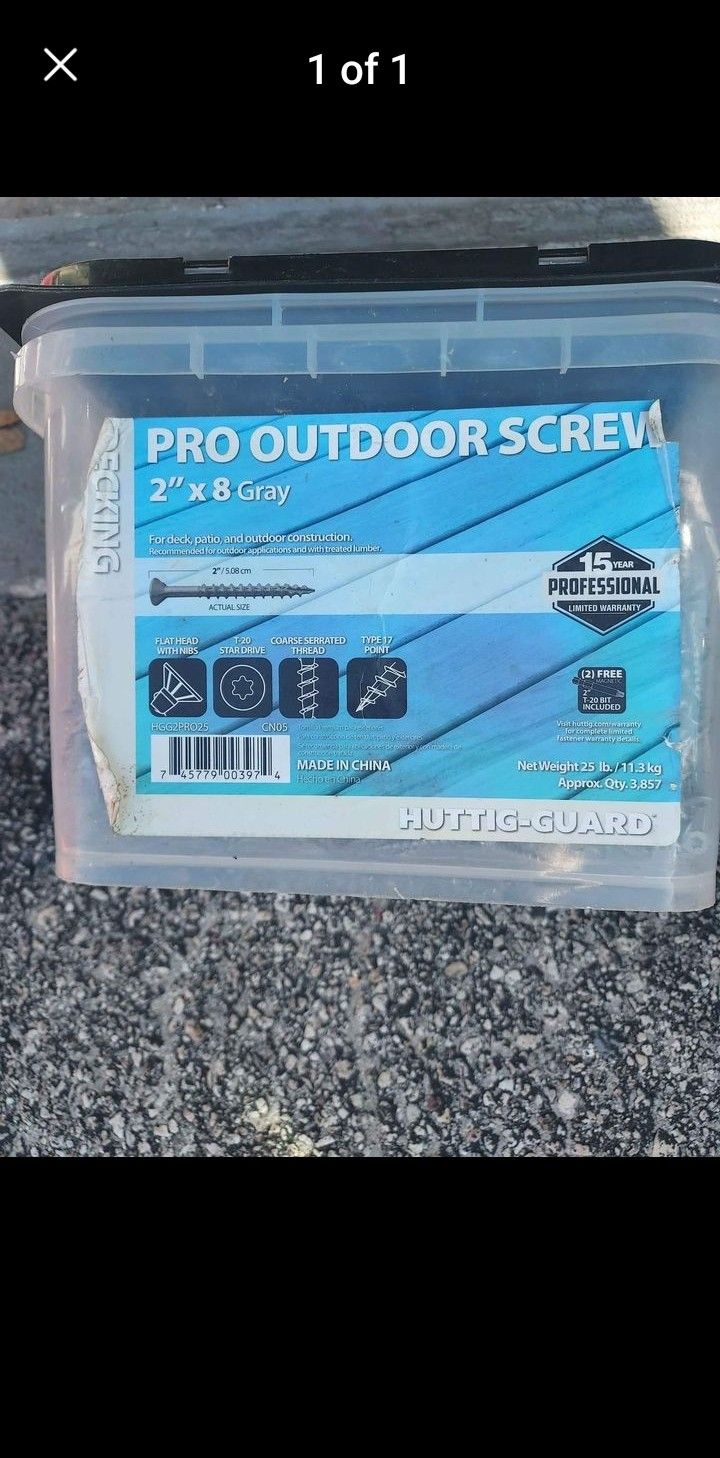 Pro Outdoor Screws