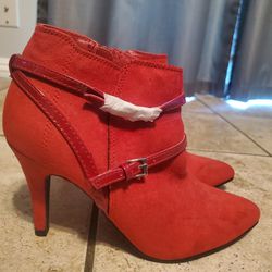 Red Boot High Heels