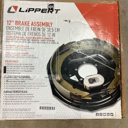 Lippert 12” trailer brake assembly