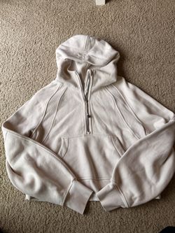 Lululemon Scuba Half Zip XS/S White Opal