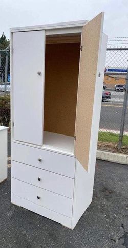 Tall closet white color