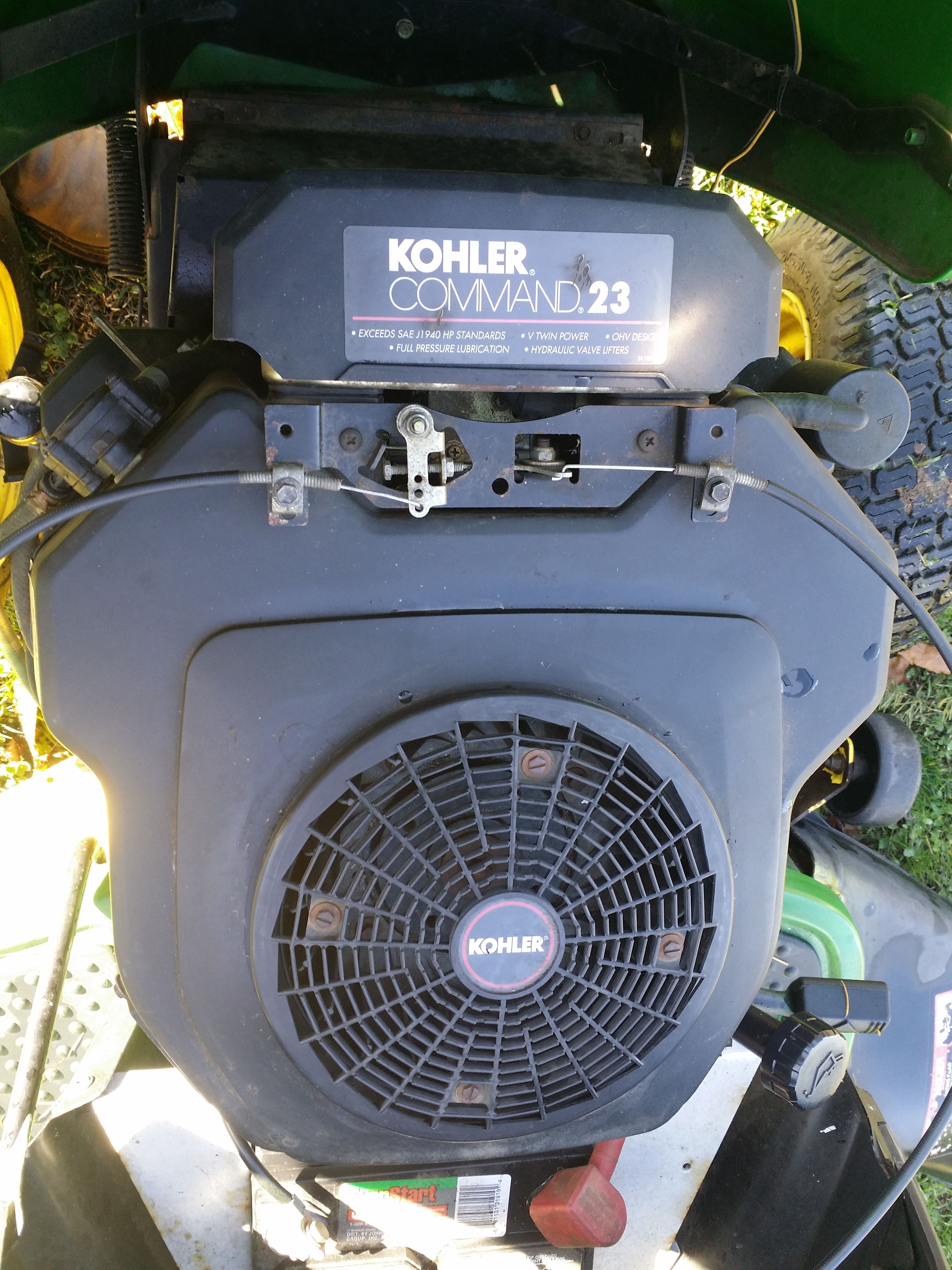 John Deere L130 Automatic Riding Lawn Mower 48" Deck 23hp Kohler Motor