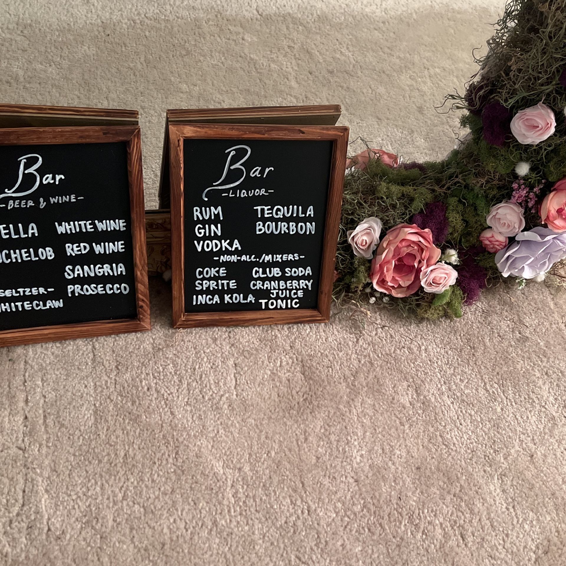 2 Wedding Boards For Sale $15 OBO For Both Feel Free To Make An Offer