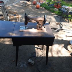 Antique  Vintage Kenmore Sewing Machine Desk