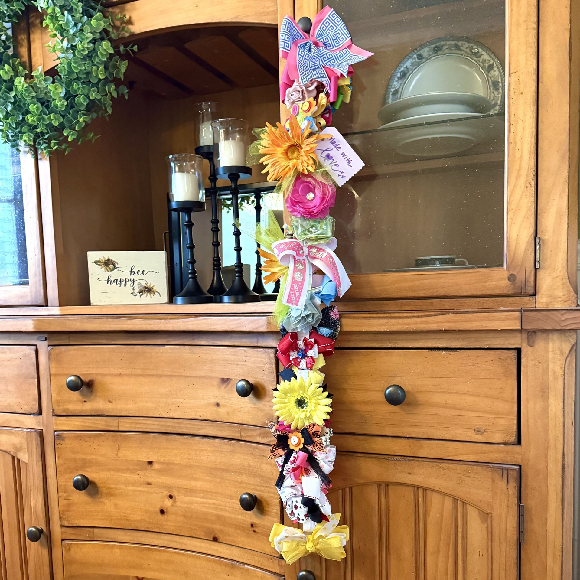 New Girls Kids Hair bows Ribbons Handmade Christmas Gift