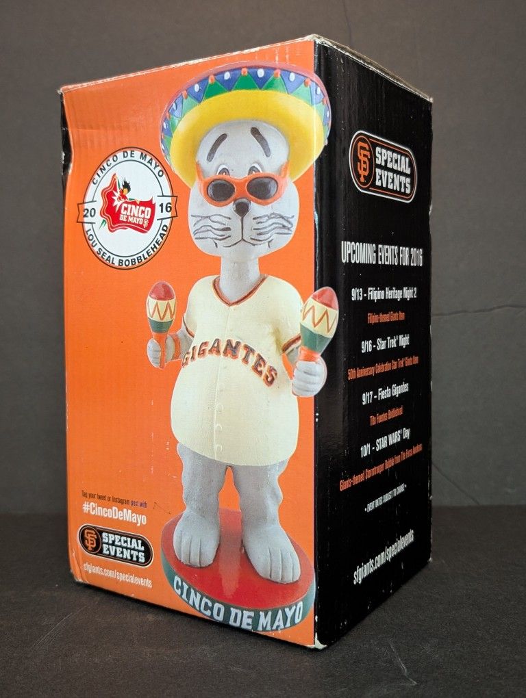 Lou Seal Cinco De Mayo Bobblehead - SF Giants