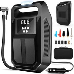 FBK Portable Air Compressor for Car, Motorcycle, Bicycle Tires, and more!! 