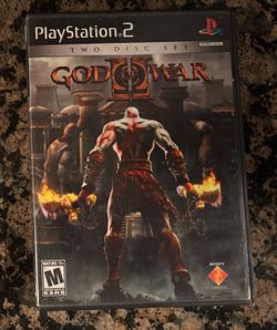 PS2 God of War 2 disc game