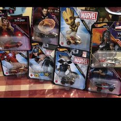 Hot Wheels Marvel Collection Set