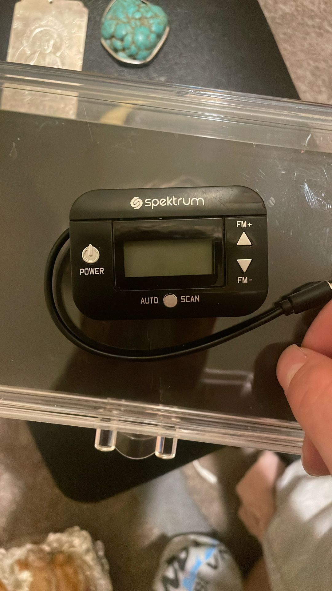 Radio, or something like that that connects into your phone