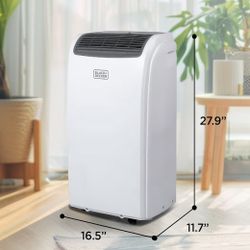 Portable AC. Black+Decker portable AC with heat, 12,000BTU cooling