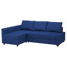IKEA FRIHETEN Sleeper Sectional 3 Seat with Storage