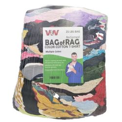 Recycled T Shirts Washed And Dryed And Then Cut Into Rag Size For Shops Great For Greasy Oily Hands And Or Tools Wonderful For Grabbing To Clean Oil