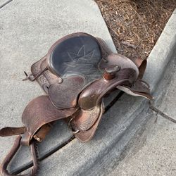 Leather Horse Saddle 