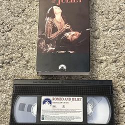William Shakespeares Romeo & Juliet (VHS, 1991) Paramount Pictures