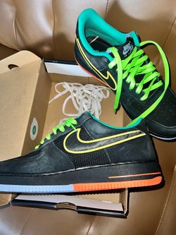 DM9051-001 Nike Air Force 1 Low Peace and Unity Black Size 11.5  w/box