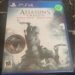 PS4 Assassins Creed 3 