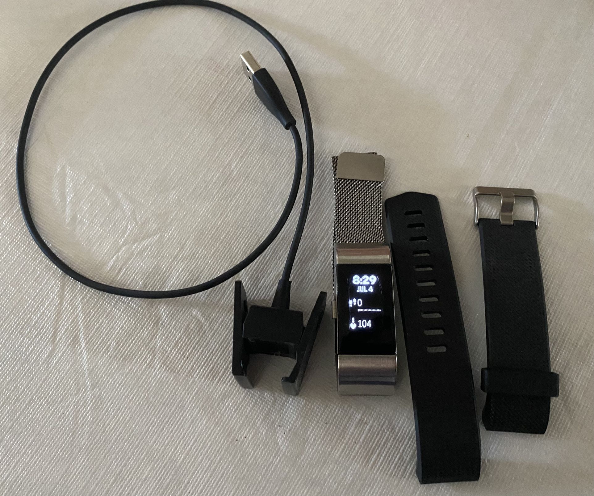 Fitbit Charger 2 With Charger And Extra Band