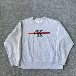 Vintage 90s Calvin Klein Jeans Sweatshirt Retro 