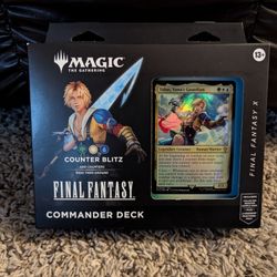 Magic The Gathering Final Fantasy X Commander Deck Counter Blitz
