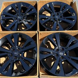 20” Ford Explorer Factory Wheels Rims Gloss Black New