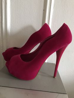 Qupid Neon Pink Stilettos