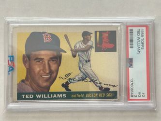 1955 Topps Ted Williams PSA 3 Boston Red Sox Vintage