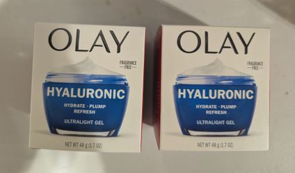 (2) Olay Hyaluronic Gel 1.7oz-New