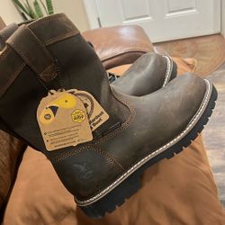 GEORGIA BOOT CORE 37 WATERPROOF 10" PULL-ON WORK BOOT