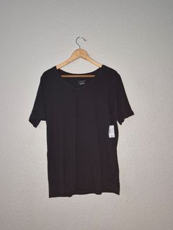 NWT Christopher And Banks Women's Black V-Neck Top Size: X-Large
