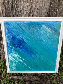 Acrylic pour picture