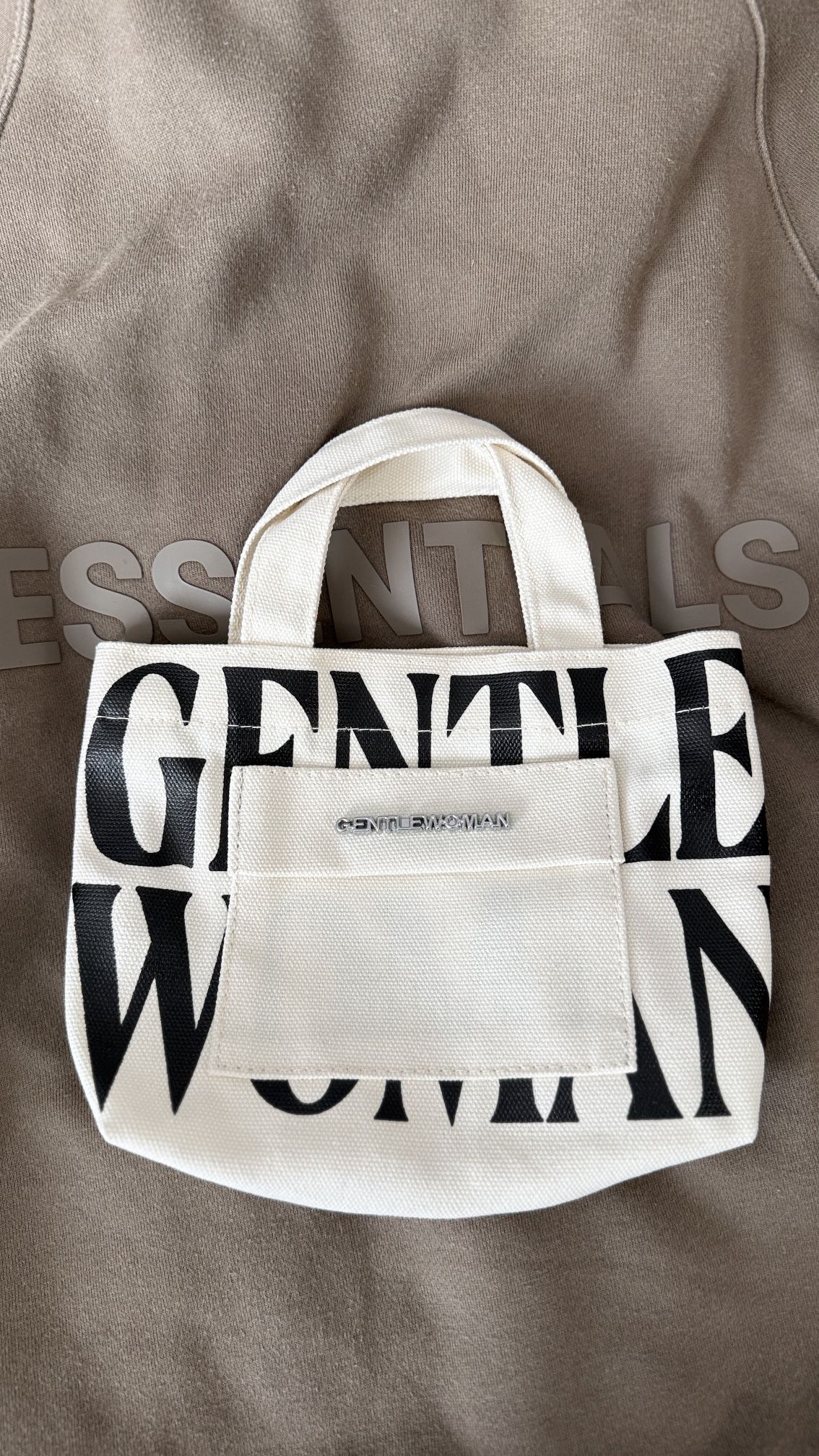 Gentle Woman Micro Canvas Tote Bag