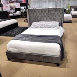 New Queen Bed Frame With Mattress 