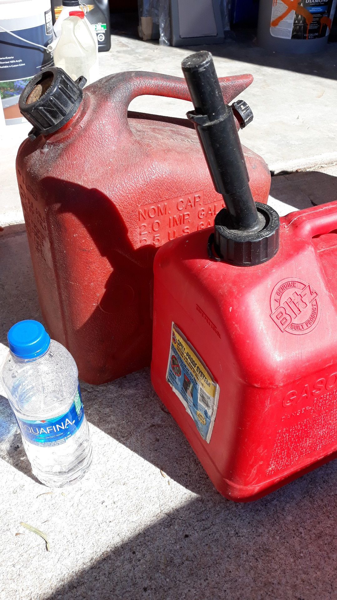 Gas storage portable tank
