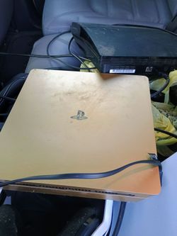 PS4 with controller