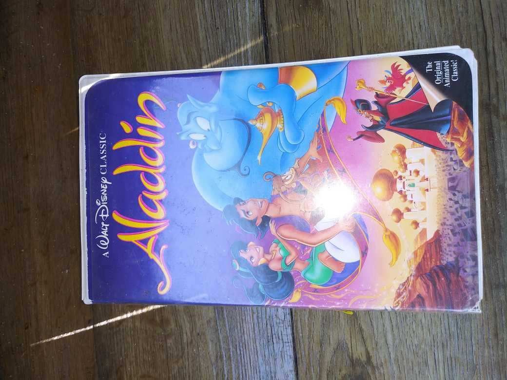 Aladdin movie VHS
