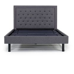 Duo Linen Adjustable Foundation Bed In Gray, Queen $600 OBO