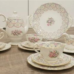 Vintage Tea/coffee Set-queen Anne Royal Bridal Gown