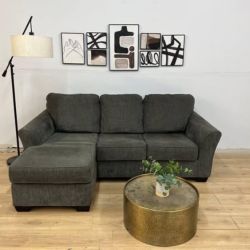 Dark Gray Ashley Sectional Couch with Reversible Chaise