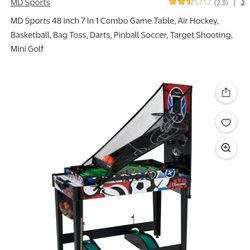 MB Sports 7 In 1 Game Combo Table