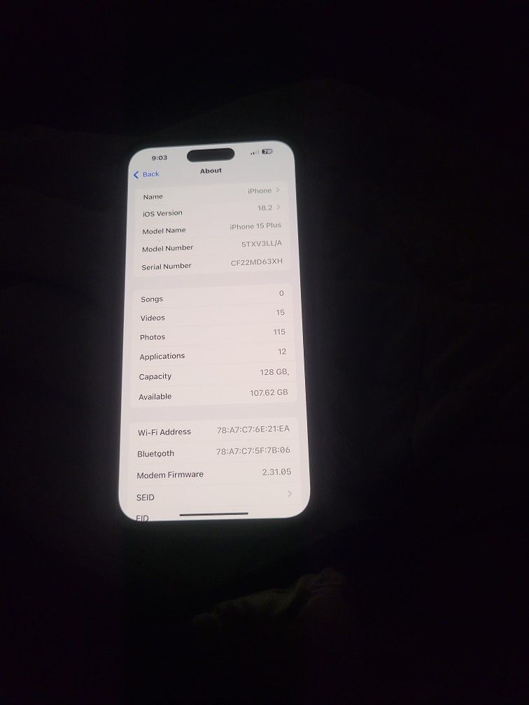 Iphone 15 Plus $700
