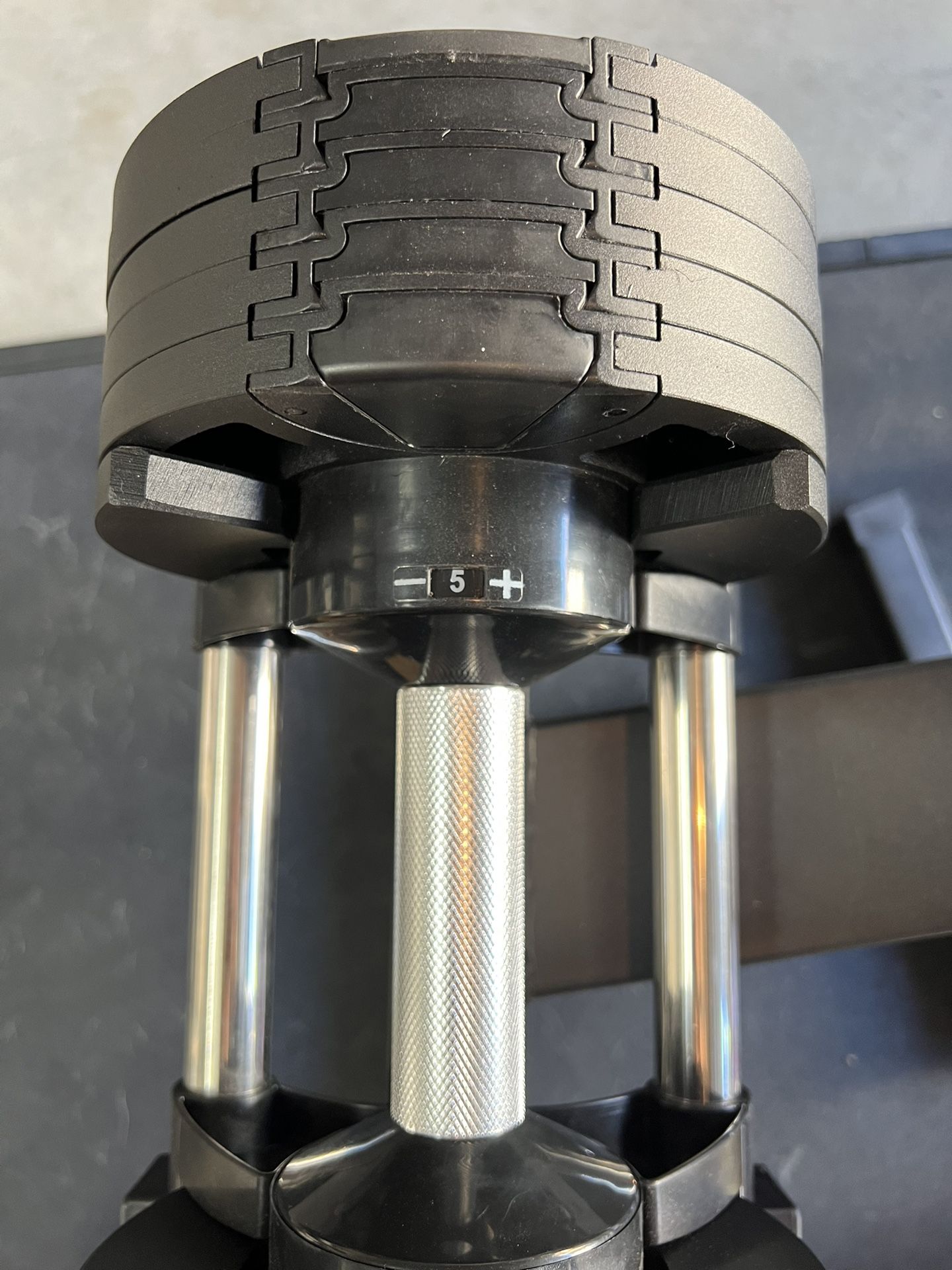 Adjustable Dumbbells 50lb & Stand