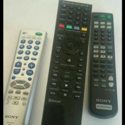 Sony Remote Controls 