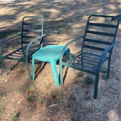 Two Chairs and table