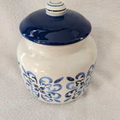 Shades Of Blue Container With Lid