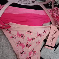 Juicy Couture Thong Panties size XL