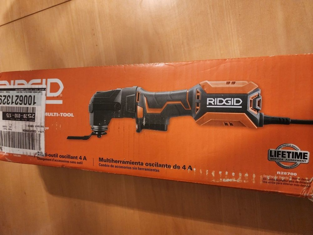 Ridgid 4 Amp Oscillating Multi Tool