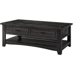 Rustic Black Coffee Table